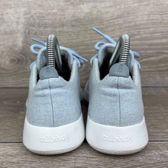 Allbirds Merino Wool Runners Womens Sz 6 Frost Baby Blue Low Top Comfort Sneaker - Picture 4 of 11
